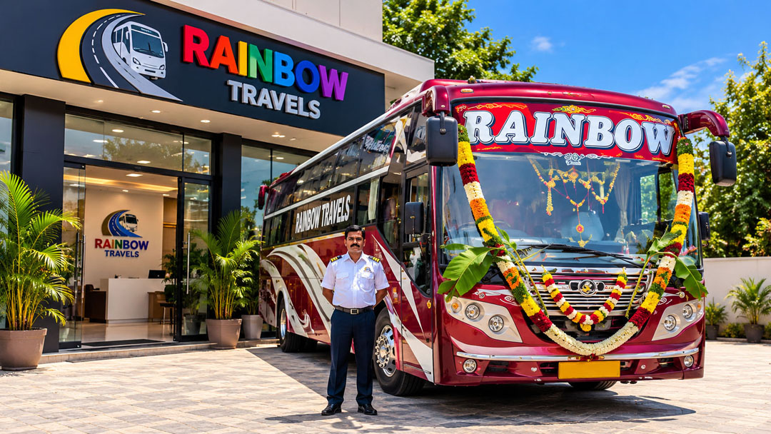 Tourist Bus rental with driver across India