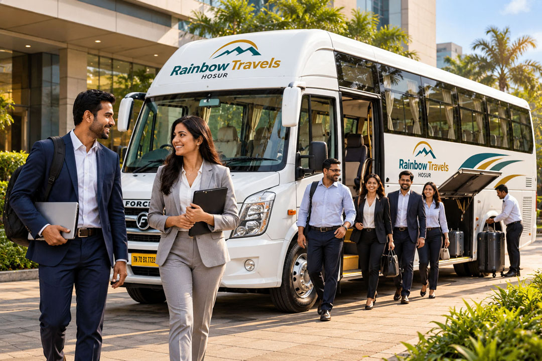 Corporate group transportation for company outings and business events